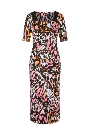 MARC CAIN Casual-Kleid bright candy pink