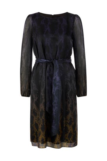 MARC CAIN Kleid black/amber gold
