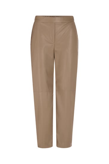 MARC CAIN Stoffhose RANCHI milk coffee Wide/ Loose Fit