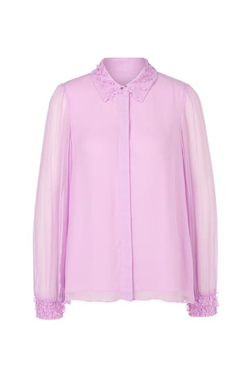 MARC CAIN Business-Bluse deep lavender