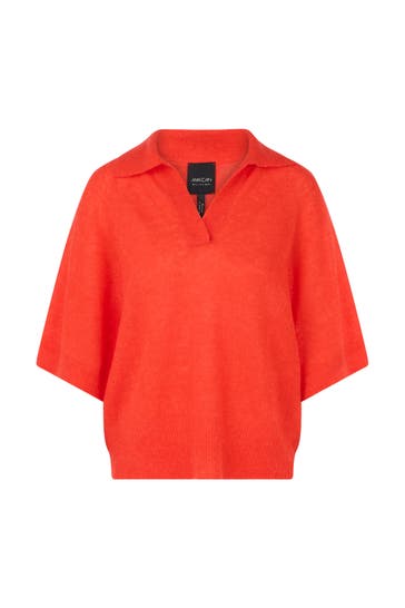 MARC CAIN Polo-Shirt campari