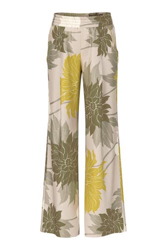 MARC CAIN Business-Hose WEDI deep pearl Wide/ Loose Fit