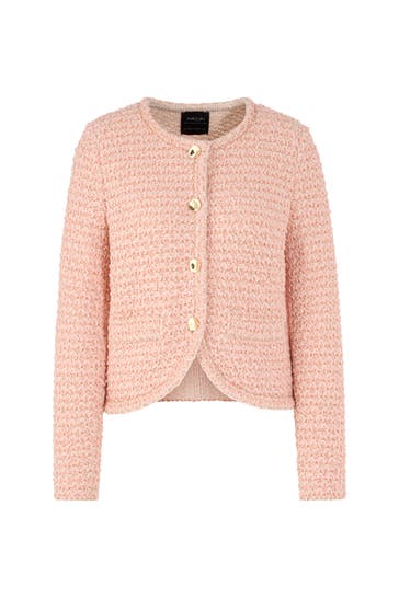 MARC CAIN Strickjacke peach beige