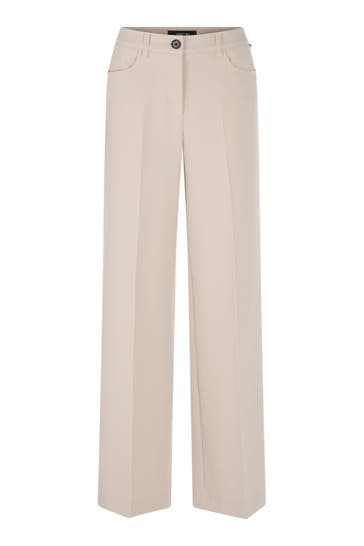 MARC CAIN Business-Hose WARRI warm stone Loose Fit