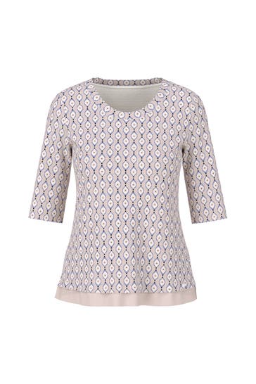 MARC CAIN T-Shirt light desert taupe