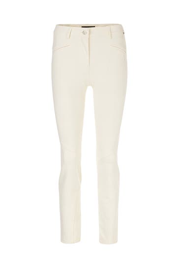 MARC CAIN Business-Hose SILEA bright ecru Skinny
