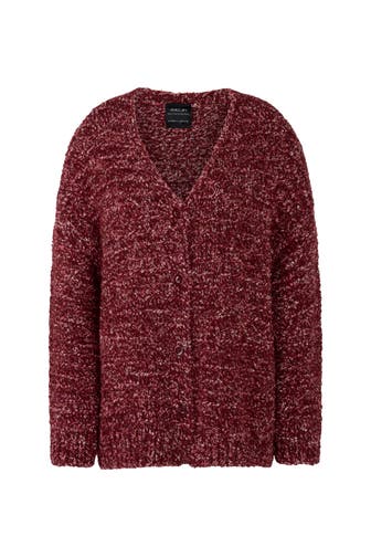 MARC CAIN Strickjacke bright maroon