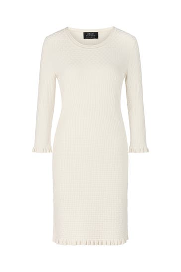 MARC CAIN Casual-Kleid bright ecru
