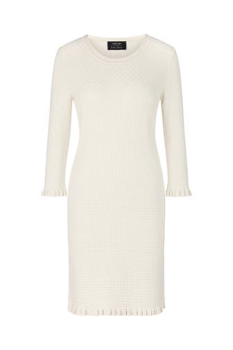MARC CAIN Casual-Kleid bright ecru