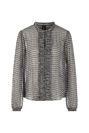 MARC CAIN Business-Bluse soft charcoal