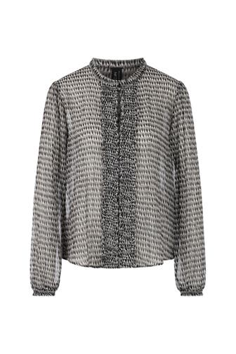 MARC CAIN Business-Bluse soft charcoal