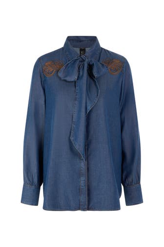 MARC CAIN Business-Bluse indigo blue