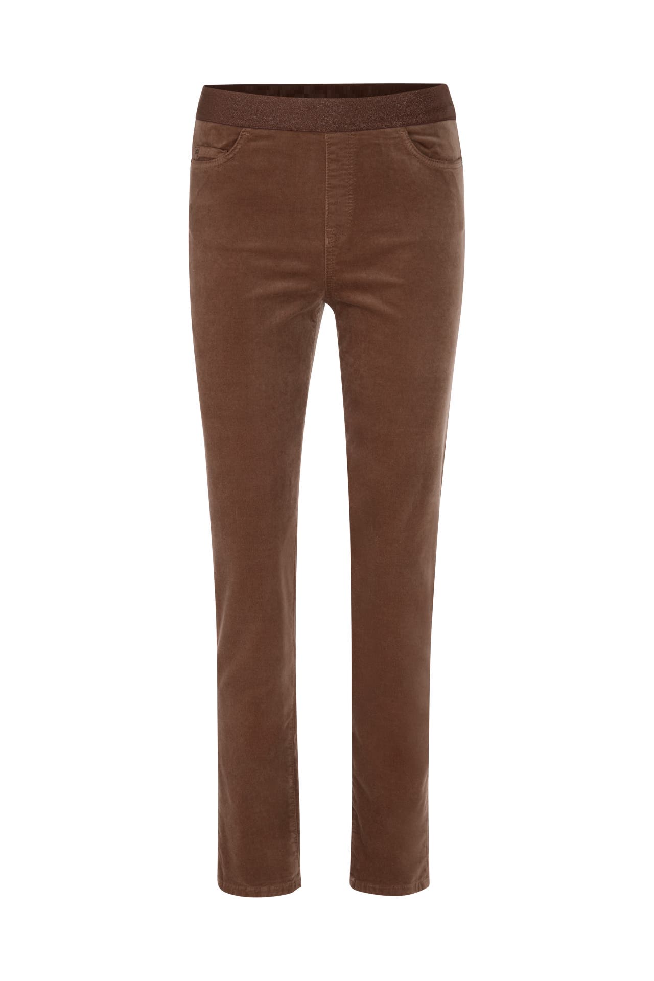MARC CAIN Business-Hose SIENA dark chestnut brown Skinny, Bild 1