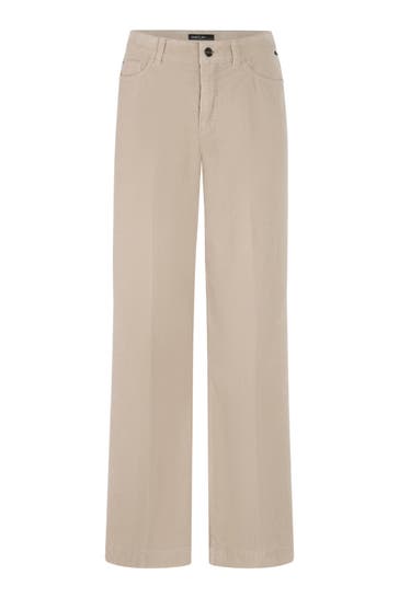 MARC CAIN Business-Hose WARRI warm stone Straight