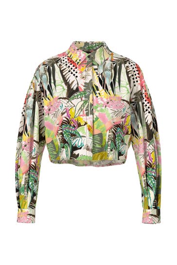 MARC CAIN Business-Bluse deep olive green