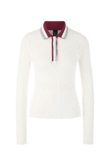 MARC CAIN Polo-Shirt off-white