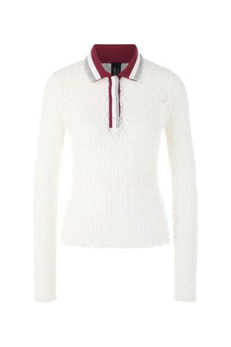 MARC CAIN Polo-Shirt off-white