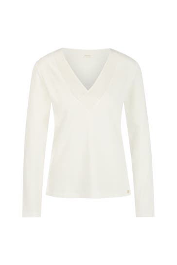 MARC CAIN Langarmshirt off-white