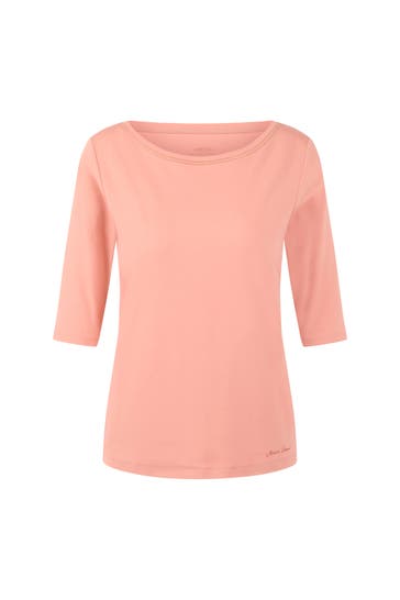MARC CAIN T-Shirt peach beige