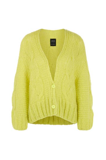 MARC CAIN Strickjacke limoncello