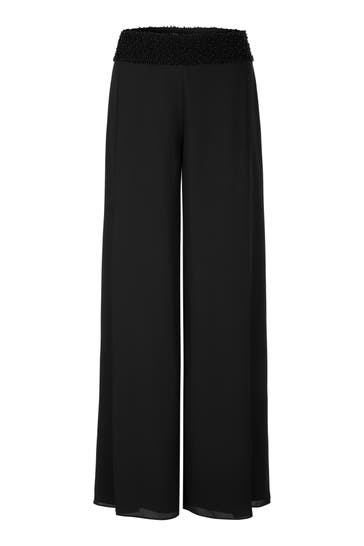 MARC CAIN Business-Hose WOLIN black Loose Fit