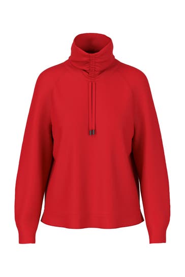 MARC CAIN Langarmshirt cranberry