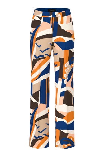 MARC CAIN Business-Hose WUKARI deep royal blue Wide/ Loose Fit