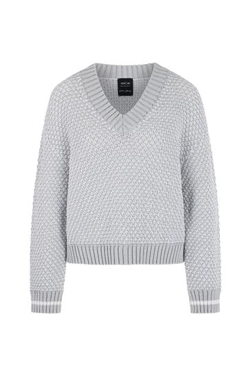 MARC CAIN Pullover silver grey