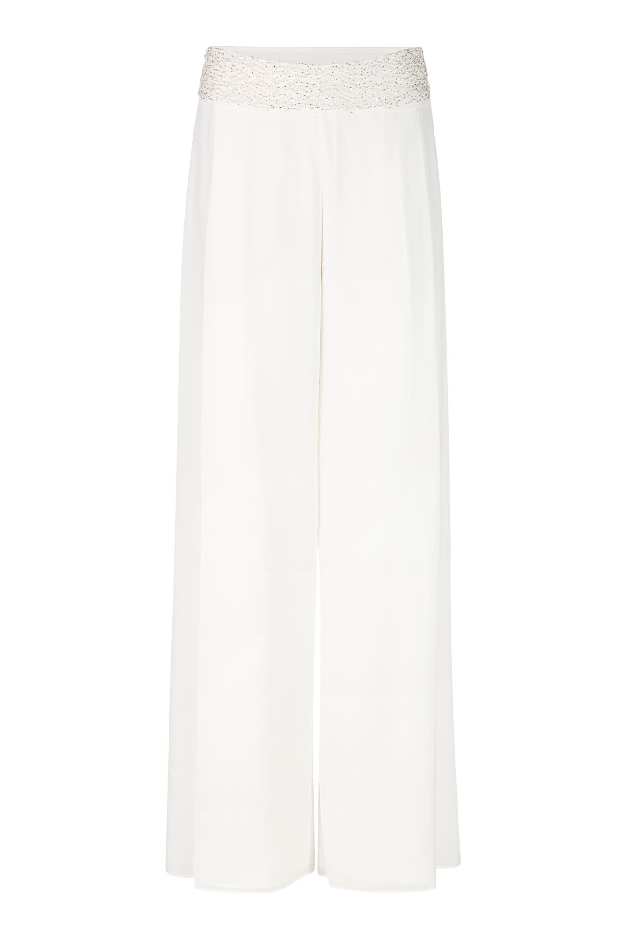 MARC CAIN Business-Hose WOLIN off-white Loose Fit, Bild 1