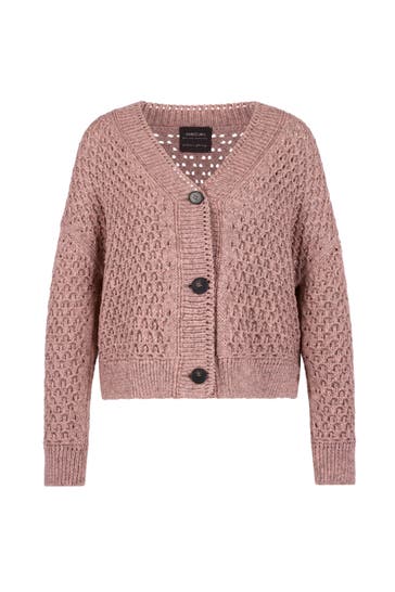 MARC CAIN Strickjacke peach beige