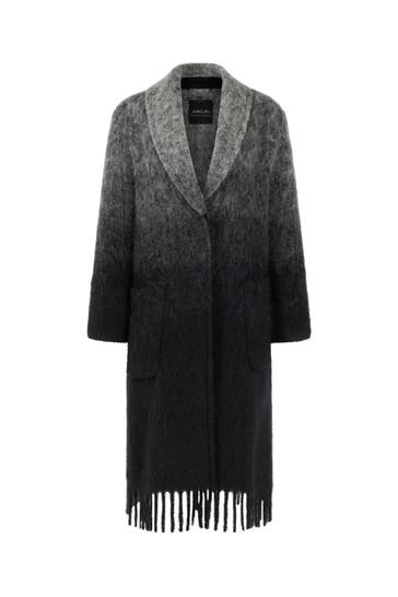 MARC CAIN Wollmantel smoke