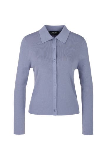 MARC CAIN Strickjacke bluish violet