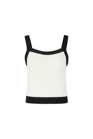 MARC CAIN Top white and black