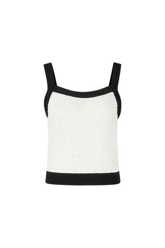 MARC CAIN Top white and black