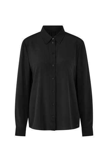 MARC CAIN Business-Bluse black