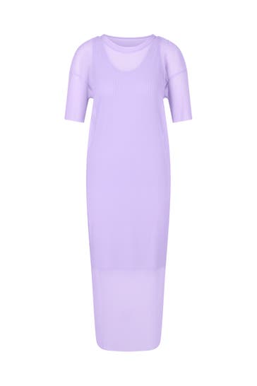 MARC CAIN Casual-Kleid lavender macaron