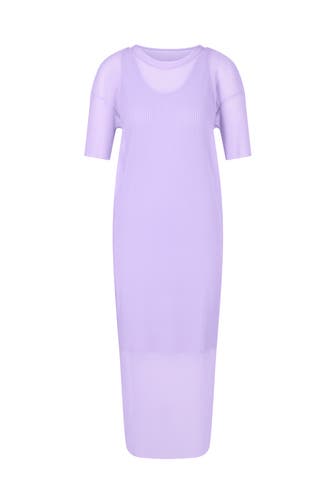 MARC CAIN Casual-Kleid lavender macaron