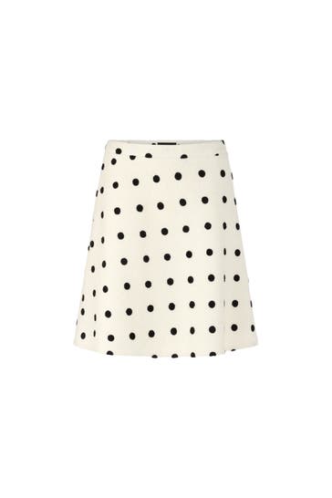 MARC CAIN Minirock white and black