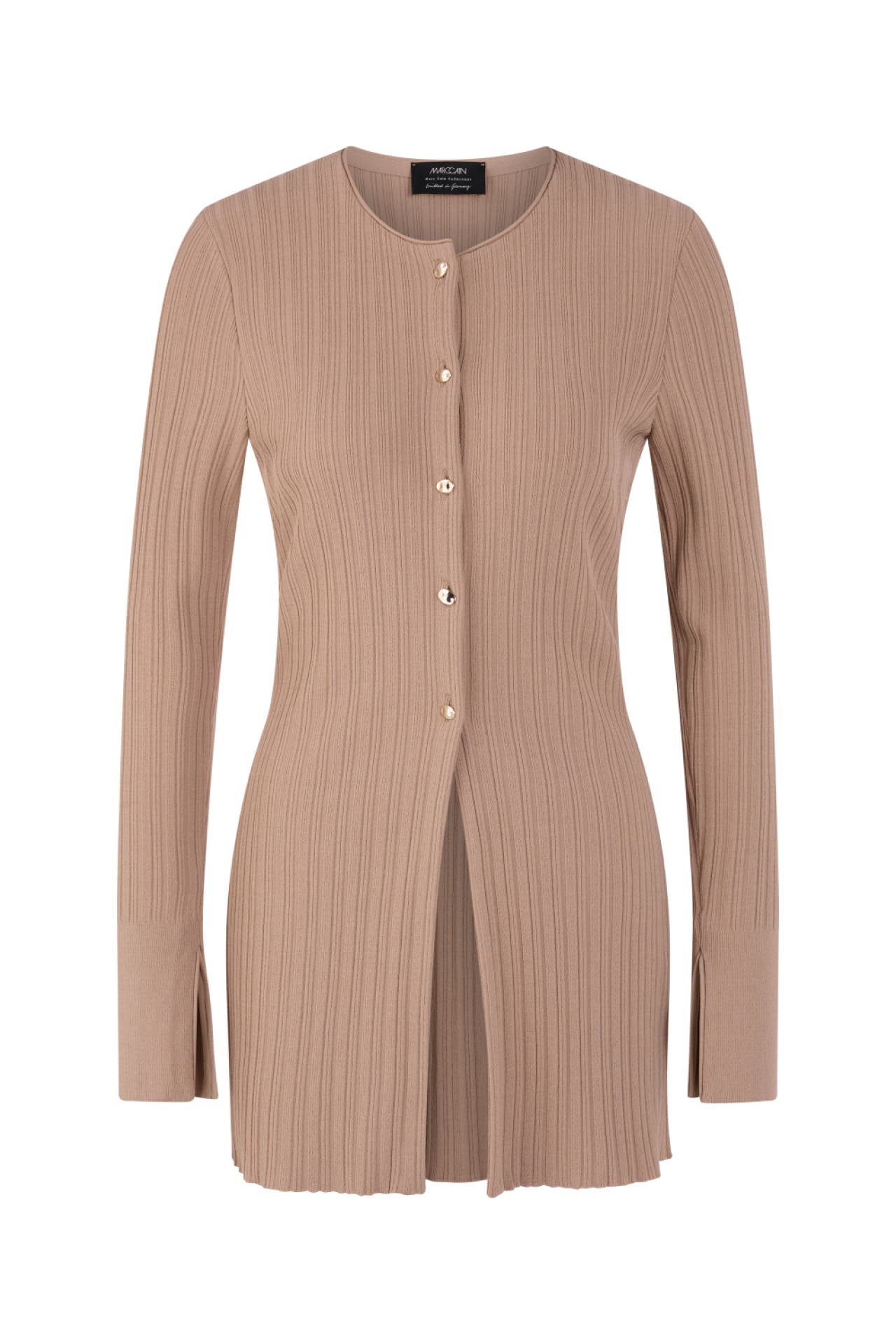 MARC CAIN Strickjacke warm taupe new, Bild 1