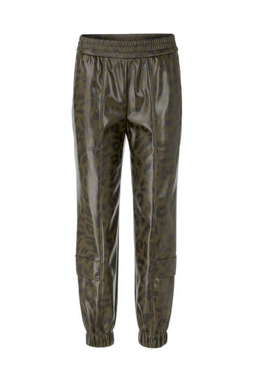 MARC CAIN Joggpant ROYE olive drab Wide/ Loose Fit