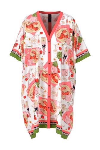 MARC CAIN Casual-Kleid deep coral