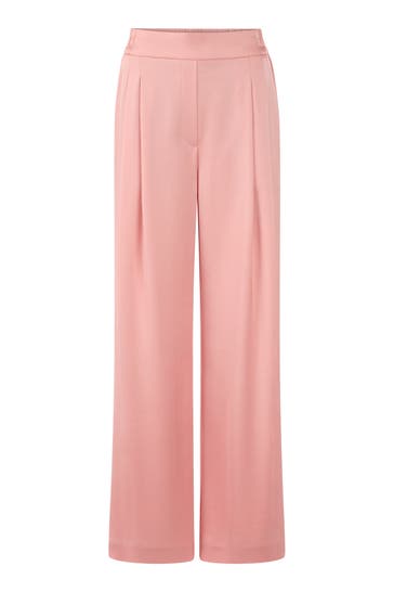 MARC CAIN Business-Hose WEDI peach beige Wide/ Loose Fit