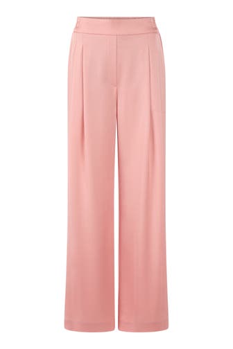 MARC CAIN Business-Hose WEDI peach beige Wide/ Loose Fit