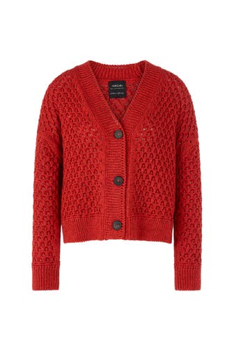 MARC CAIN Strickjacke aurora red