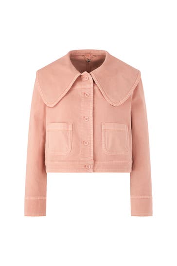 MARC CAIN Jeansjacke peach beige