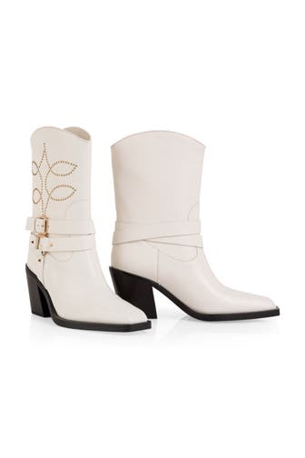 MARC CAIN Stiefeletten off-white