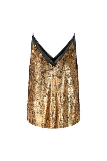 MARC CAIN Top amber gold