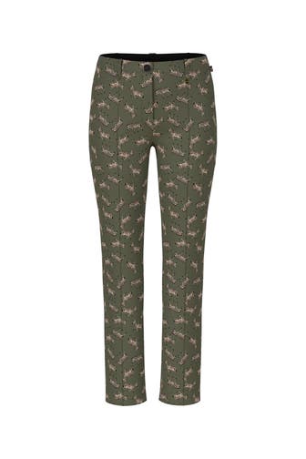 MARC CAIN Business-Hose SYDNEY dark olive green Straight