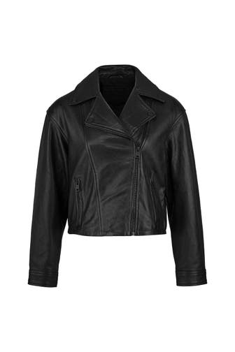 TRUEPRODIGY Lederjacke Alba Schwarz