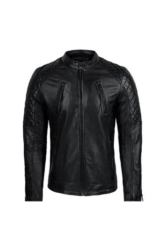 TRUEPRODIGY Lederjacke Franky Schwarz